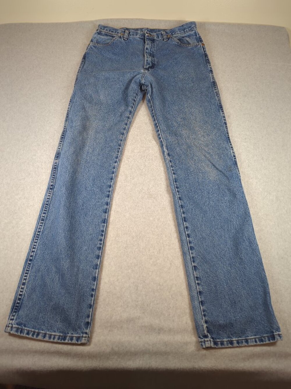 Wrangler Jeans Men's 34x36 (Actual 32x36) Blue Cowboy Cut 13MWZ Western Rodeo